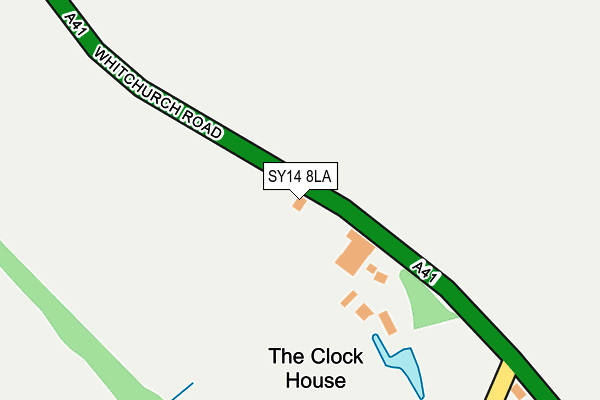 SY14 8LA map - OS OpenMap – Local (Ordnance Survey)