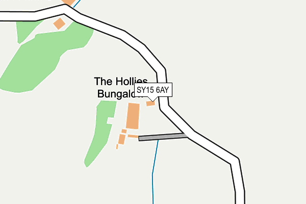SY15 6AY map - OS OpenMap – Local (Ordnance Survey)