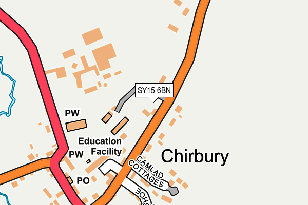 SY15 6BN map - OS OpenMap – Local (Ordnance Survey)