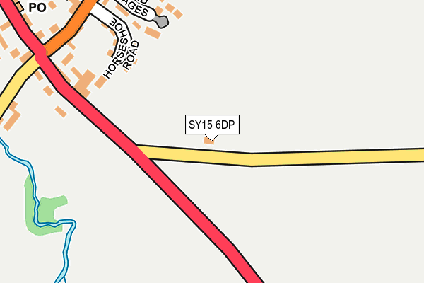 SY15 6DP map - OS OpenMap – Local (Ordnance Survey)