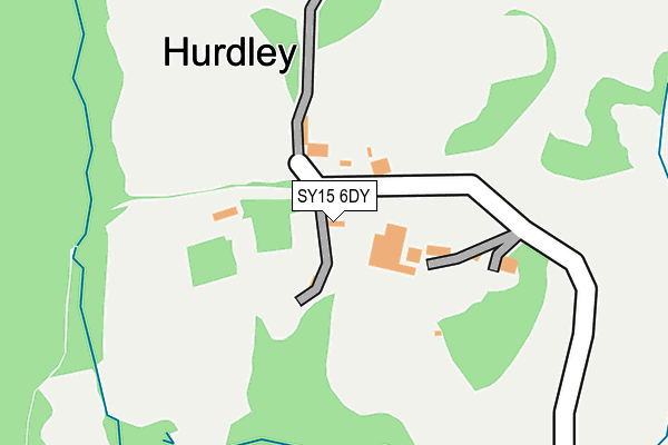 SY15 6DY map - OS OpenMap – Local (Ordnance Survey)