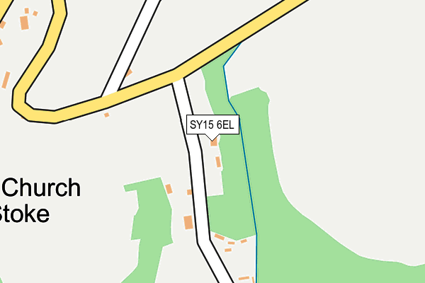 SY15 6EL map - OS OpenMap – Local (Ordnance Survey)
