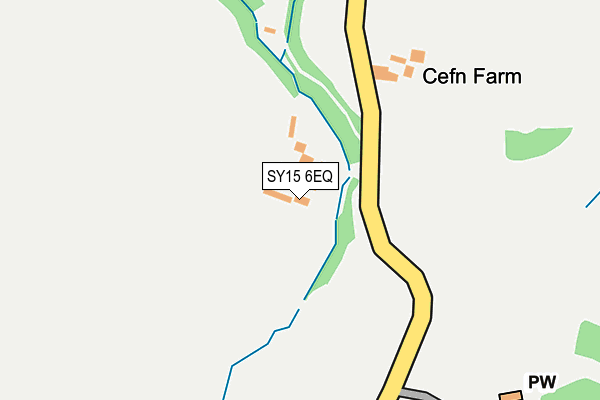 SY15 6EQ map - OS OpenMap – Local (Ordnance Survey)