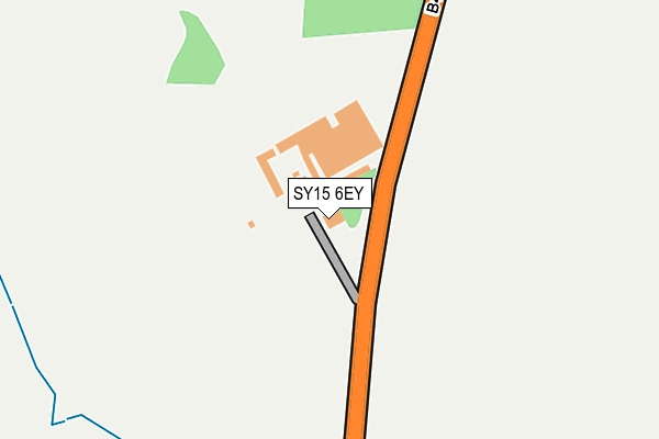 SY15 6EY map - OS OpenMap – Local (Ordnance Survey)