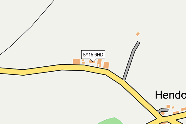 SY15 6HD map - OS OpenMap – Local (Ordnance Survey)