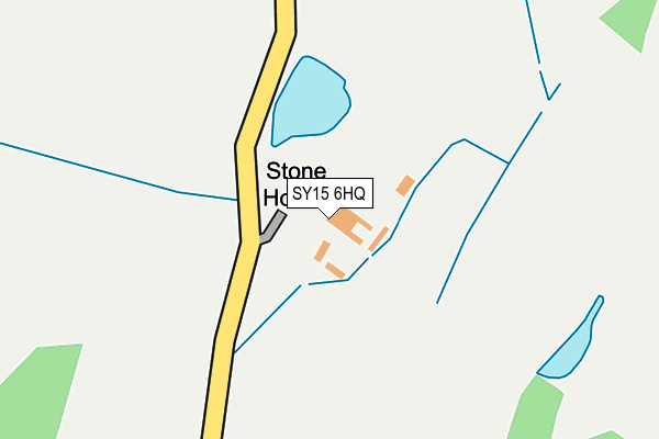 SY15 6HQ map - OS OpenMap – Local (Ordnance Survey)