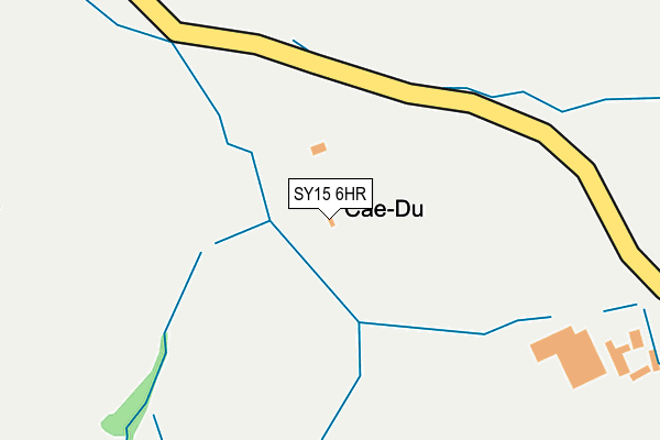 SY15 6HR map - OS OpenMap – Local (Ordnance Survey)
