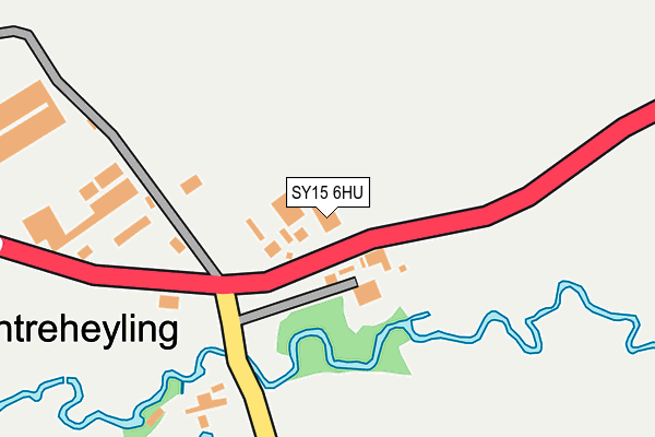 SY15 6HU map - OS OpenMap – Local (Ordnance Survey)