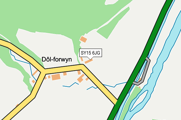 SY15 6JG map - OS OpenMap – Local (Ordnance Survey)