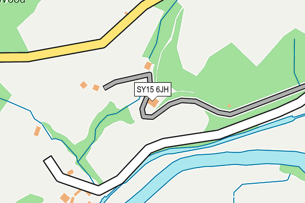 SY15 6JH map - OS OpenMap – Local (Ordnance Survey)