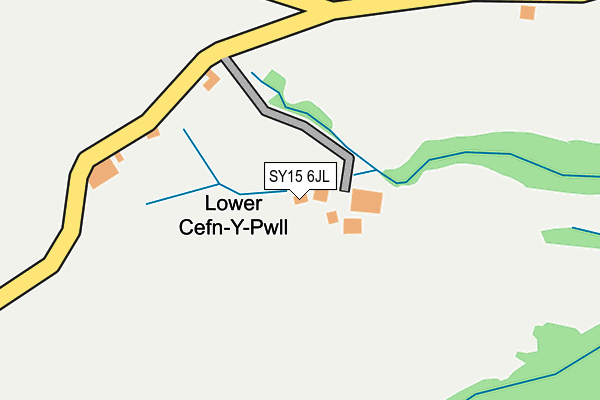 SY15 6JL map - OS OpenMap – Local (Ordnance Survey)