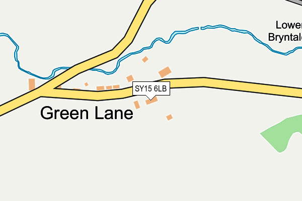 SY15 6LB map - OS OpenMap – Local (Ordnance Survey)