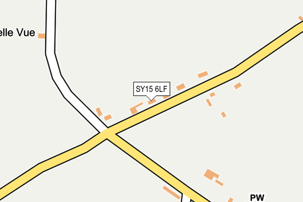 SY15 6LF map - OS OpenMap – Local (Ordnance Survey)