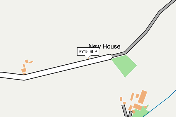 SY15 6LP map - OS OpenMap – Local (Ordnance Survey)