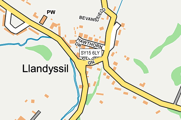 SY15 6LY map - OS OpenMap – Local (Ordnance Survey)