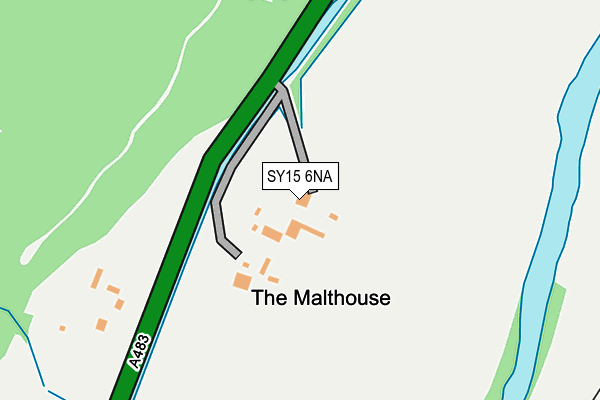 SY15 6NA map - OS OpenMap – Local (Ordnance Survey)
