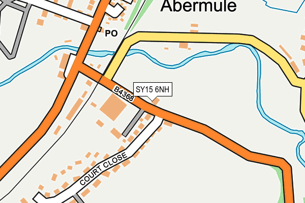 SY15 6NH map - OS OpenMap – Local (Ordnance Survey)