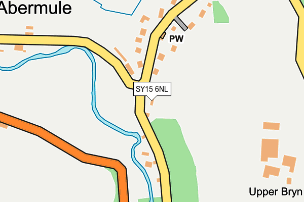 SY15 6NL map - OS OpenMap – Local (Ordnance Survey)