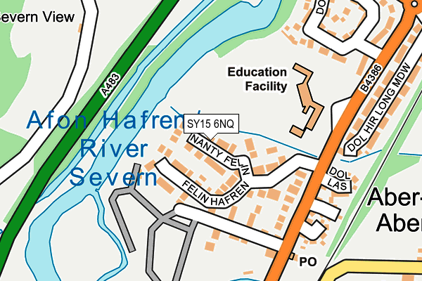 SY15 6NQ map - OS OpenMap – Local (Ordnance Survey)