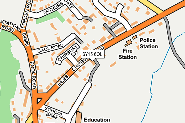 SY15 6QL map - OS OpenMap – Local (Ordnance Survey)