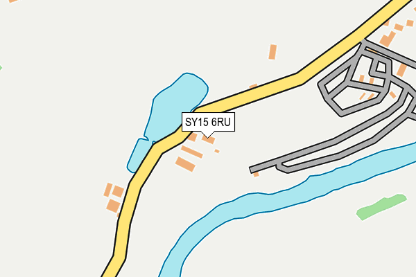 SY15 6RU map - OS OpenMap – Local (Ordnance Survey)