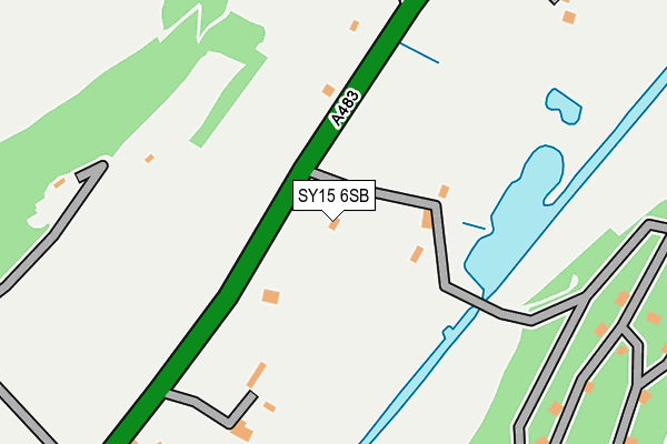 SY15 6SB map - OS OpenMap – Local (Ordnance Survey)