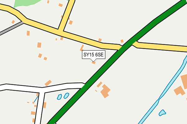 SY15 6SE map - OS OpenMap – Local (Ordnance Survey)
