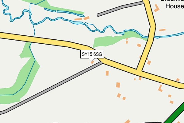 SY15 6SG map - OS OpenMap – Local (Ordnance Survey)