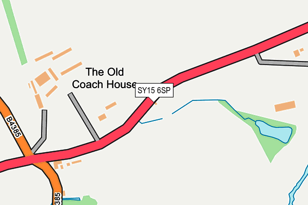 SY15 6SP map - OS OpenMap – Local (Ordnance Survey)