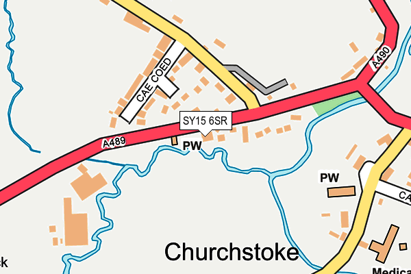 SY15 6SR map - OS OpenMap – Local (Ordnance Survey)