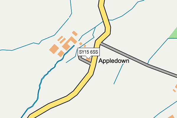 SY15 6SS map - OS OpenMap – Local (Ordnance Survey)