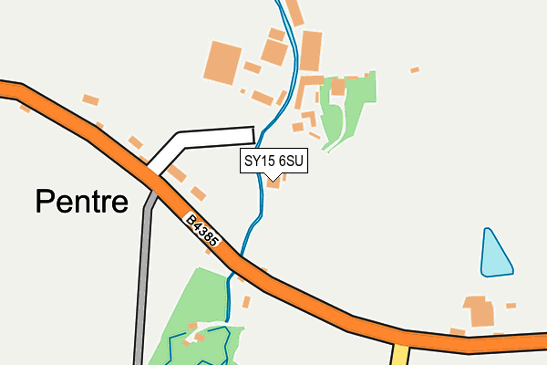 SY15 6SU map - OS OpenMap – Local (Ordnance Survey)