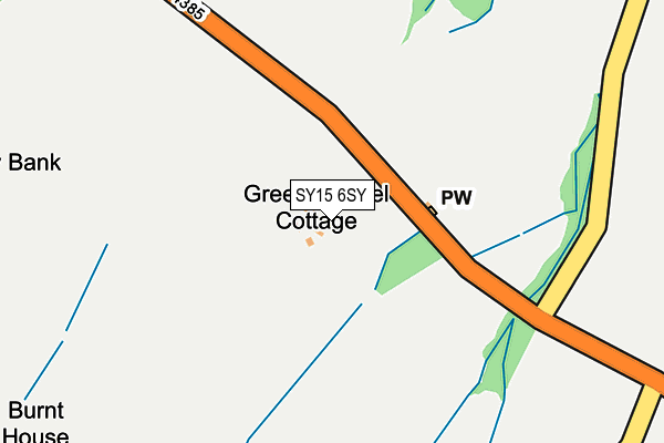 SY15 6SY map - OS OpenMap – Local (Ordnance Survey)