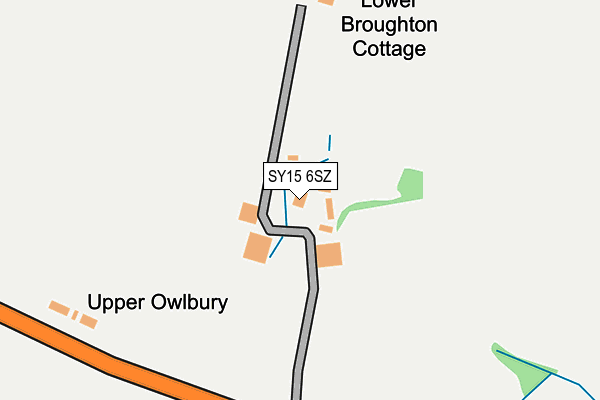 SY15 6SZ map - OS OpenMap – Local (Ordnance Survey)