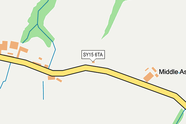 SY15 6TA map - OS OpenMap – Local (Ordnance Survey)