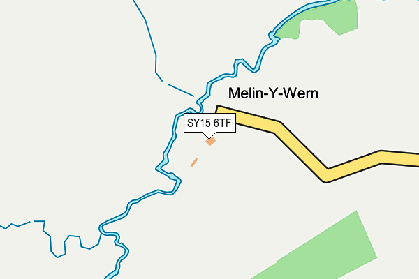 SY15 6TF map - OS OpenMap – Local (Ordnance Survey)