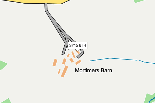 SY15 6TH map - OS OpenMap – Local (Ordnance Survey)