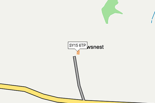 SY15 6TP map - OS OpenMap – Local (Ordnance Survey)
