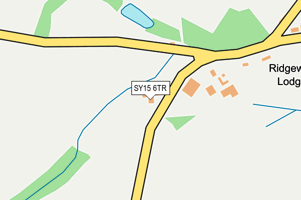 SY15 6TR map - OS OpenMap – Local (Ordnance Survey)