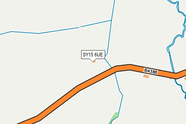 SY15 6UE map - OS OpenMap – Local (Ordnance Survey)