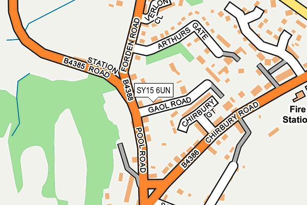 SY15 6UN map - OS OpenMap – Local (Ordnance Survey)