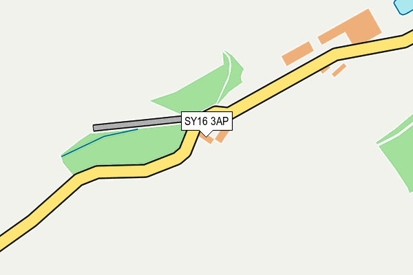 SY16 3AP map - OS OpenMap – Local (Ordnance Survey)