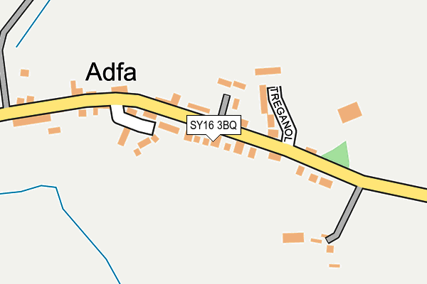 SY16 3BQ map - OS OpenMap – Local (Ordnance Survey)