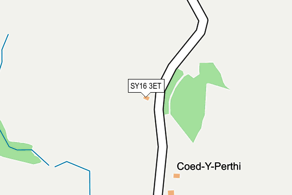 SY16 3ET map - OS OpenMap – Local (Ordnance Survey)