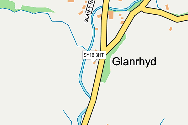 SY16 3HT map - OS OpenMap – Local (Ordnance Survey)