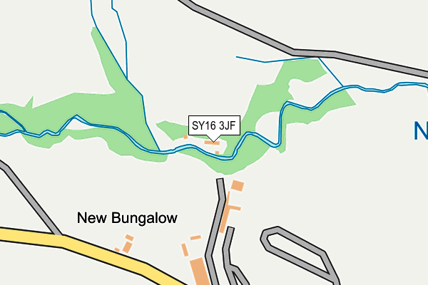 SY16 3JF map - OS OpenMap – Local (Ordnance Survey)