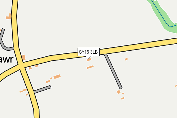 SY16 3LB map - OS OpenMap – Local (Ordnance Survey)