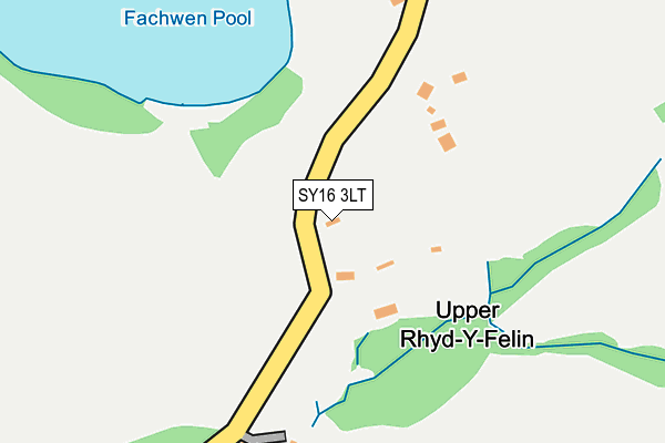 SY16 3LT map - OS OpenMap – Local (Ordnance Survey)