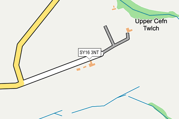 SY16 3NT map - OS OpenMap – Local (Ordnance Survey)