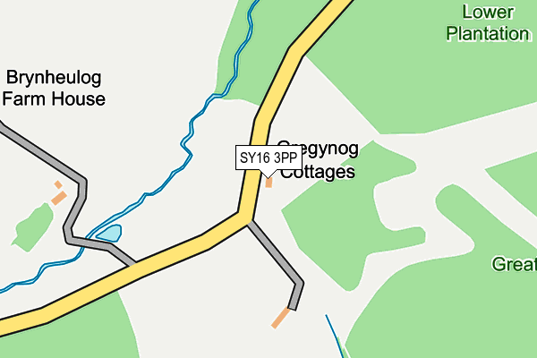 SY16 3PP map - OS OpenMap – Local (Ordnance Survey)